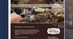 Desktop Screenshot of kaffee-grimma.de